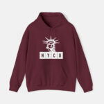 NYCO Maroon Hoodie Sweatshirt