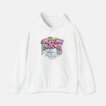 Only Funny Moments White Graphic Hoodie