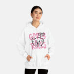 Girls Rules Ladies White Hoodie