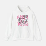 Girls Rules Ladies White Hoodie