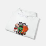 DinoSaur Never Dies White Hoodie