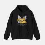 Stop War Pigeon Black Hoodie