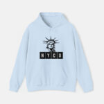 Nyco Light Blue Hoodie Sweatshirt