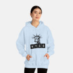 Nyco Light Blue Hoodie Sweatshirt