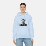 Nyco Light Blue Hoodie Sweatshirt