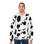 Cow Print Hoodie for Men and Women