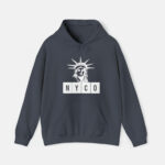 Nyco Heather Navy Hoodie Sweatshirt