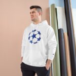 Blue Star Logo White Champion Hoodie