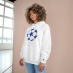 Blue Star Logo White Champion Hoodie