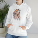 NYCO Floral Bride Girl White Hoodie