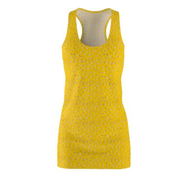 Popcorn Yellow Racerback Dress