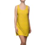 Popcorn Yellow Racerback Dress