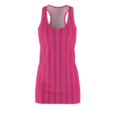 Pink Lines Racerback Dress