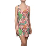 Women’s Parrots Birds Cut & Sew Racerback Dress