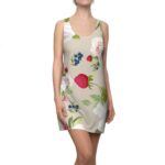 Strawberry Fruit and Roses flower Racerback Dress