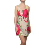 Mushroom and Rose Racerback Dress