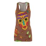 Hand Drawn Africa Day Racerback Dress